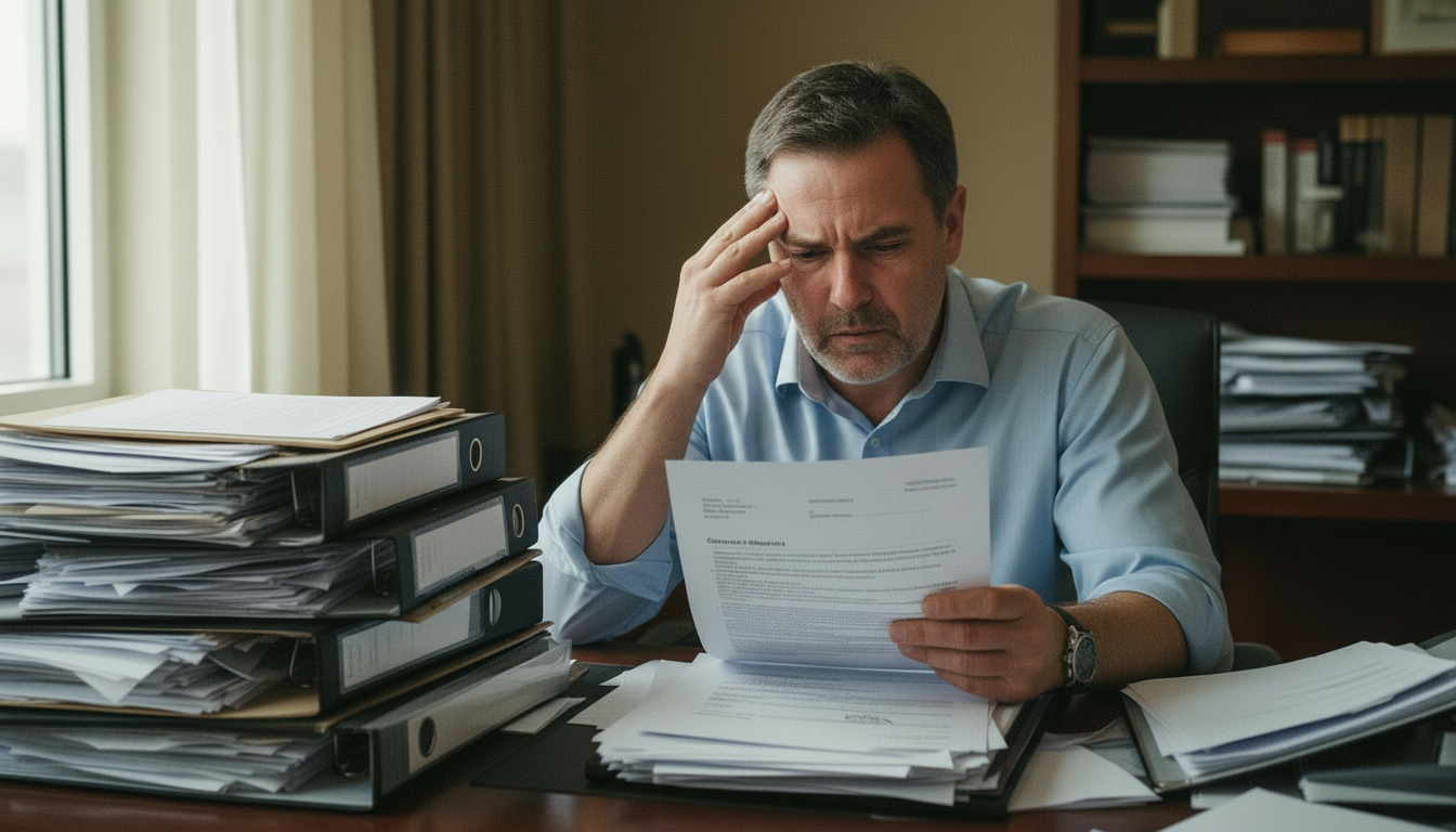 Traditional contract management frustration